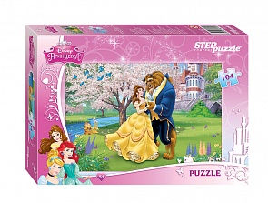 Пазл Красавица и Чудовище, 104 детали (Step Puzzle, 82130sim)